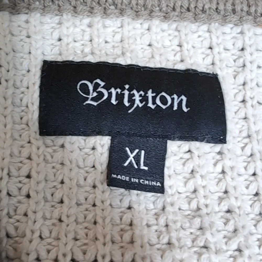 Brixton | Powell Chunky Knit Full Zip Cardigan Sweater | Size XL - Picture 4 of 8